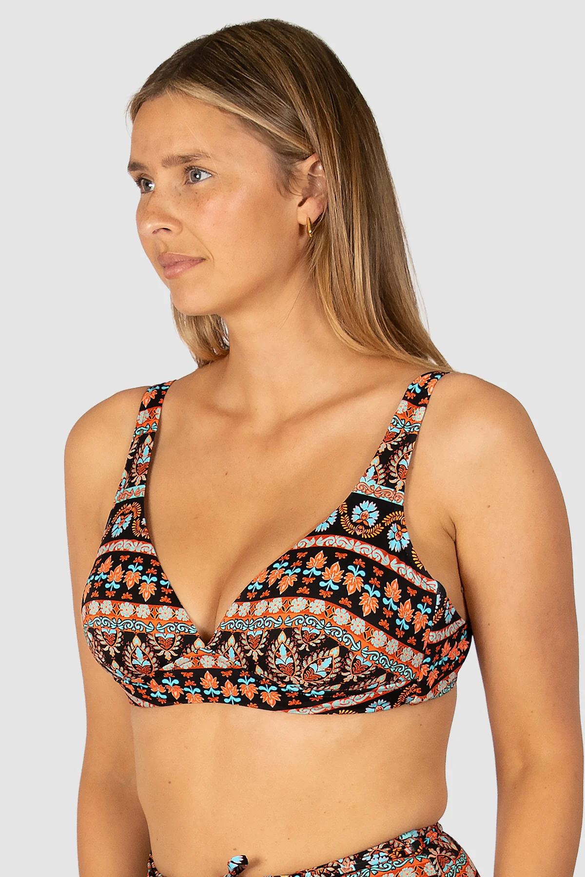 Morocco D/DD Cup Longline Bikini Bra Top - Image 3