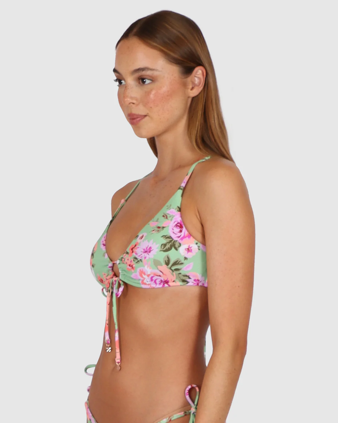 St Lucia Tie Front Bralette Bikini Bra Top - Image 3